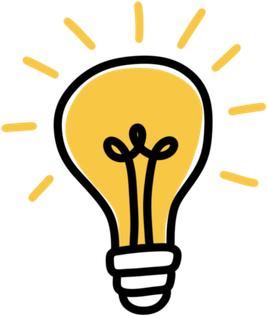 a lightbulb
